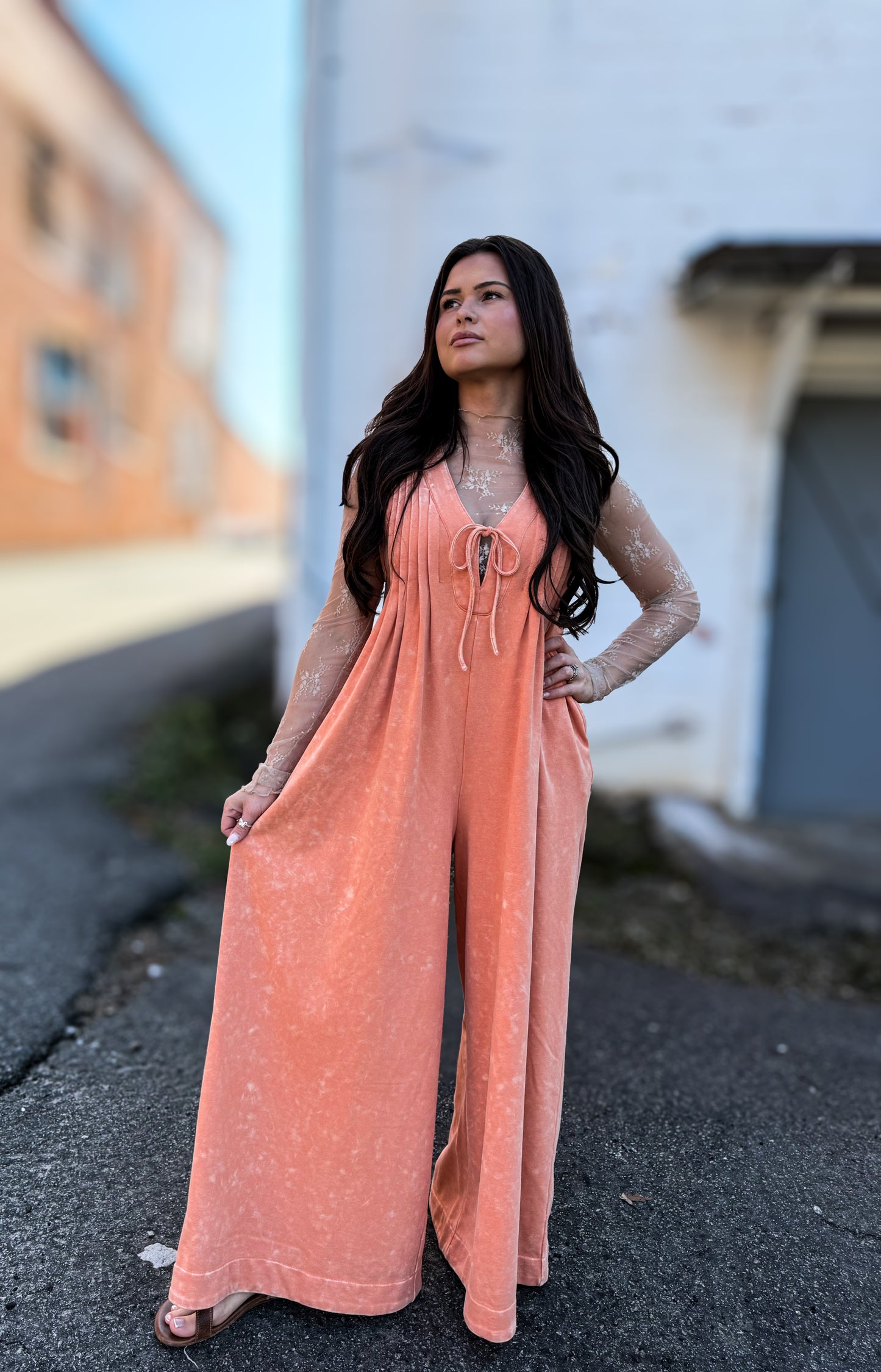 Coral Jumpsuit