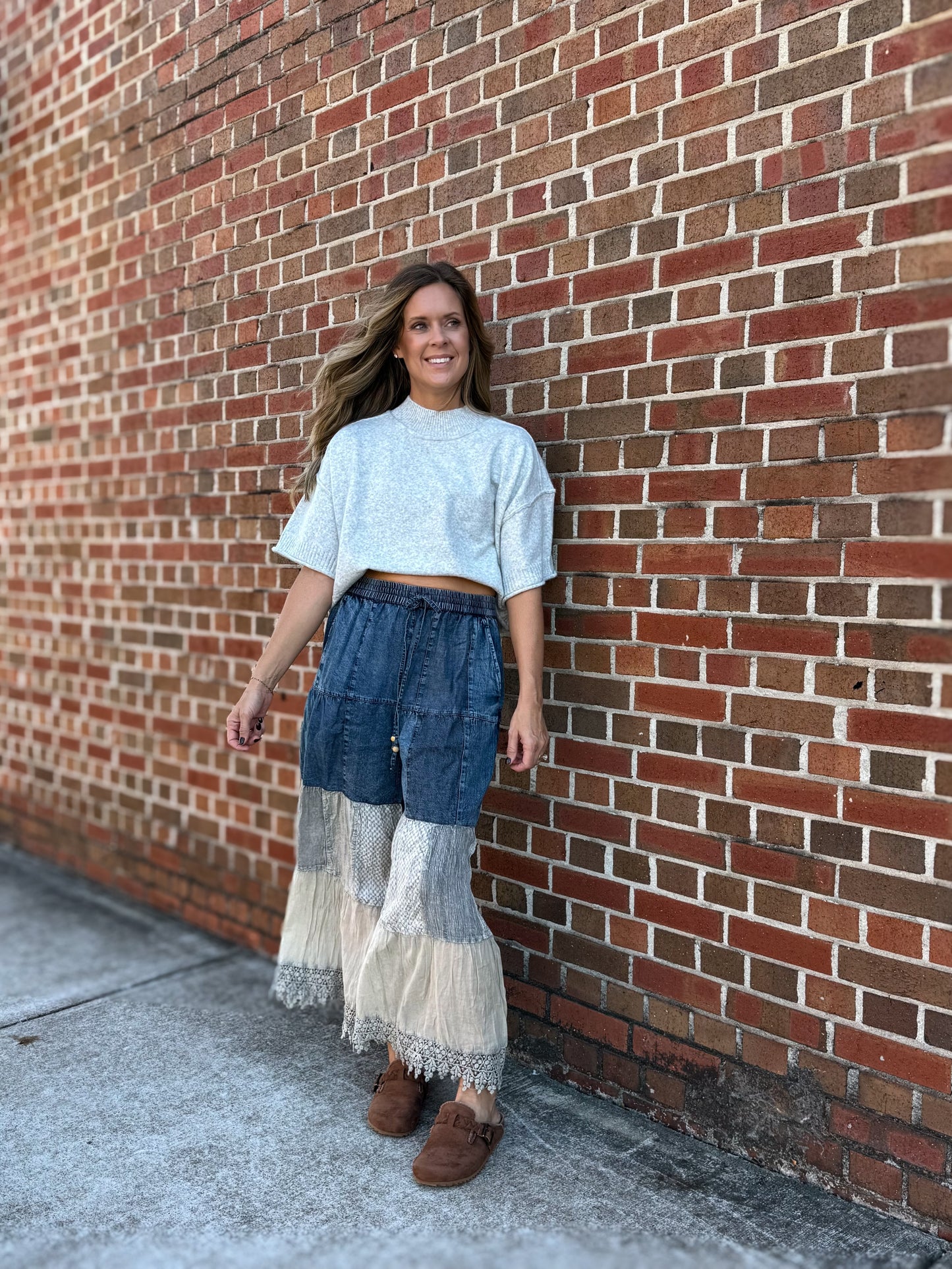 Latte Tiered Pants