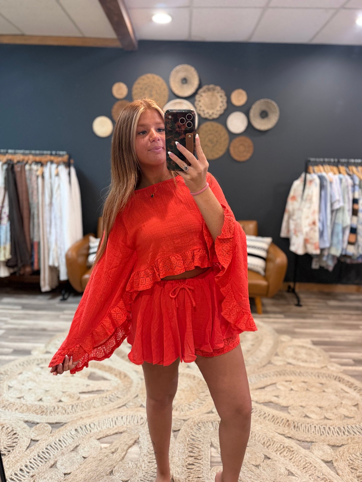 Honey Orange Shorts