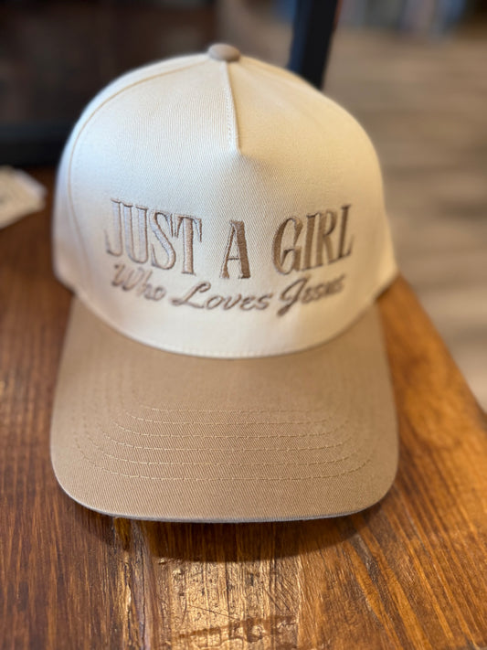 Girl Who Loves Jesus Hat