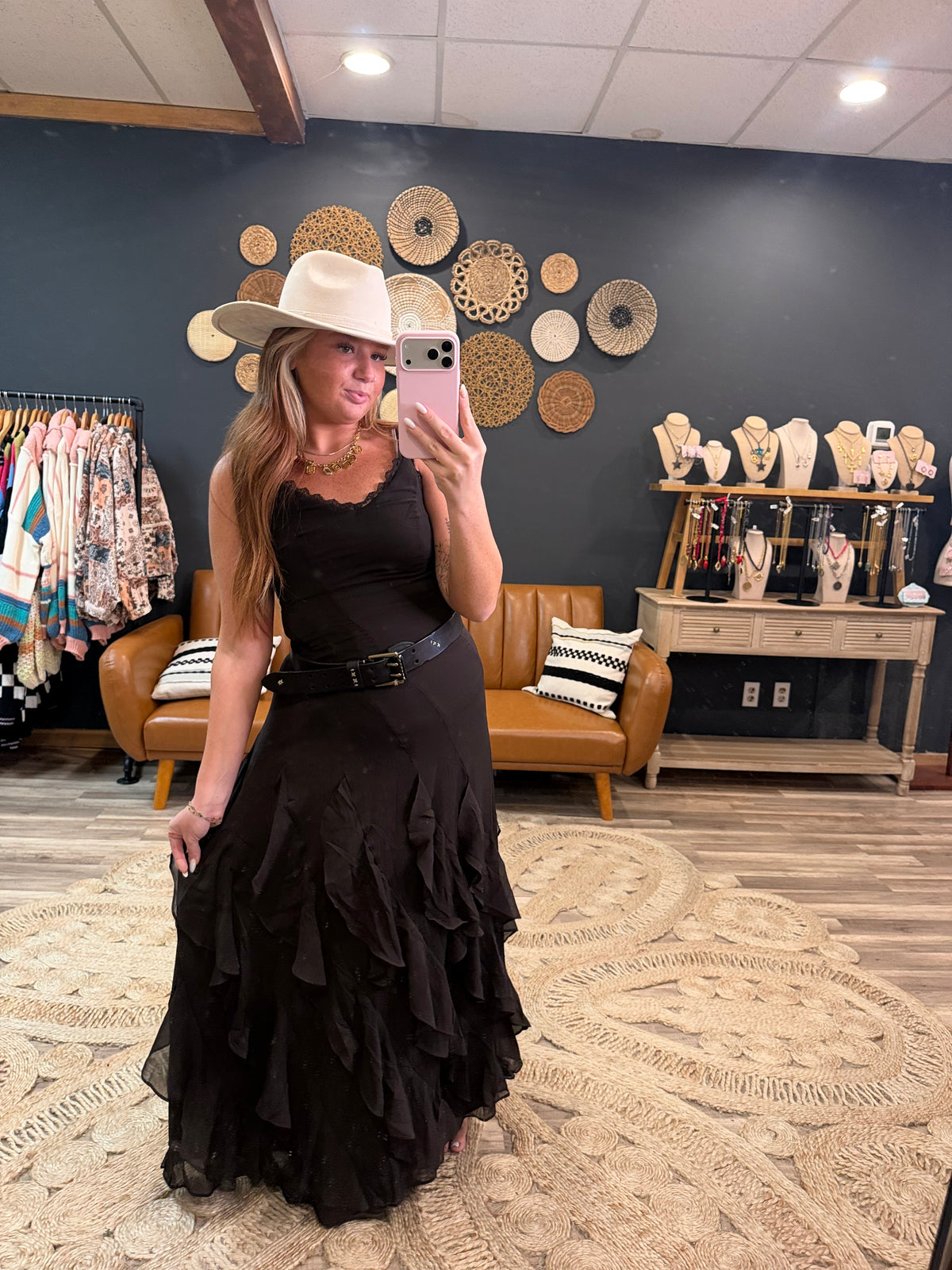 Choco Fondant Maxi Dress