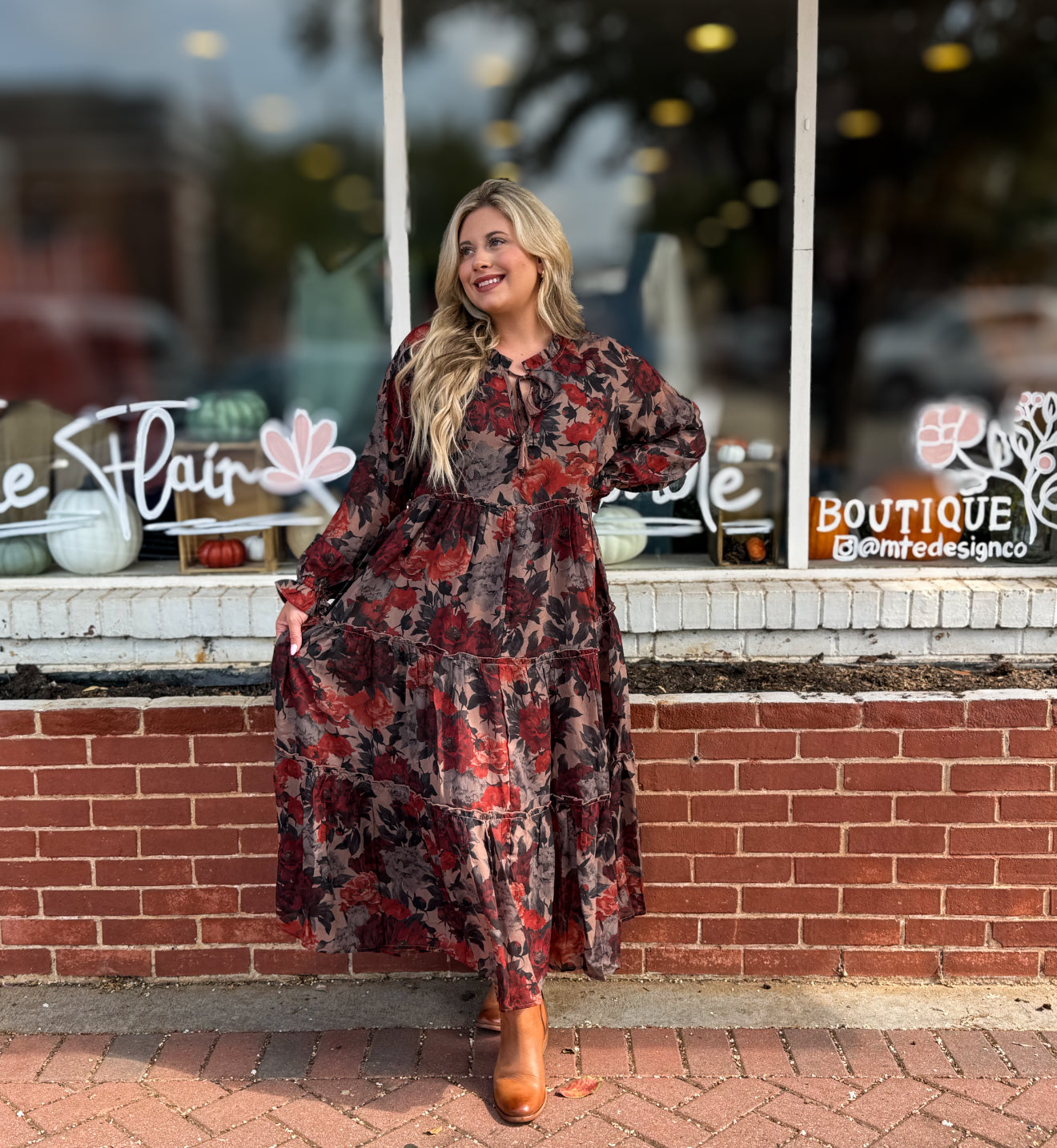 Red Sand Maxi Dress