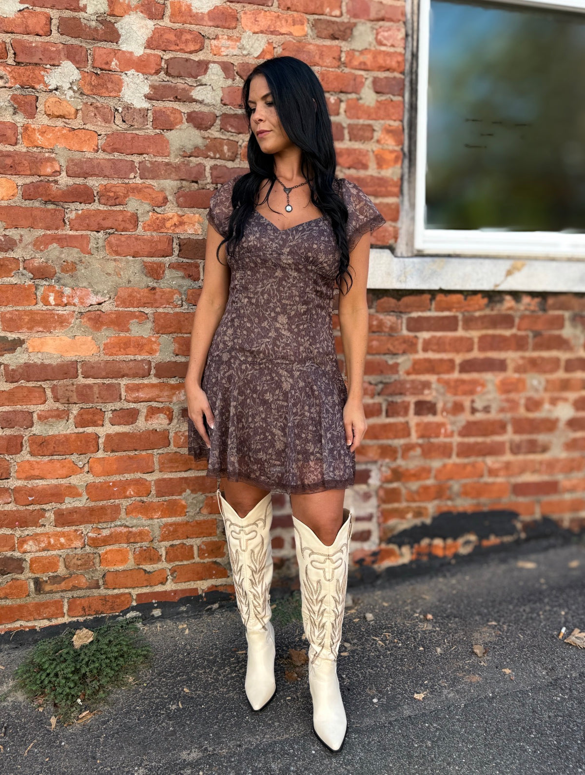 Mauve Mini Dress