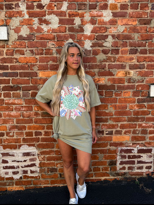 Faded Sage Boho Dress