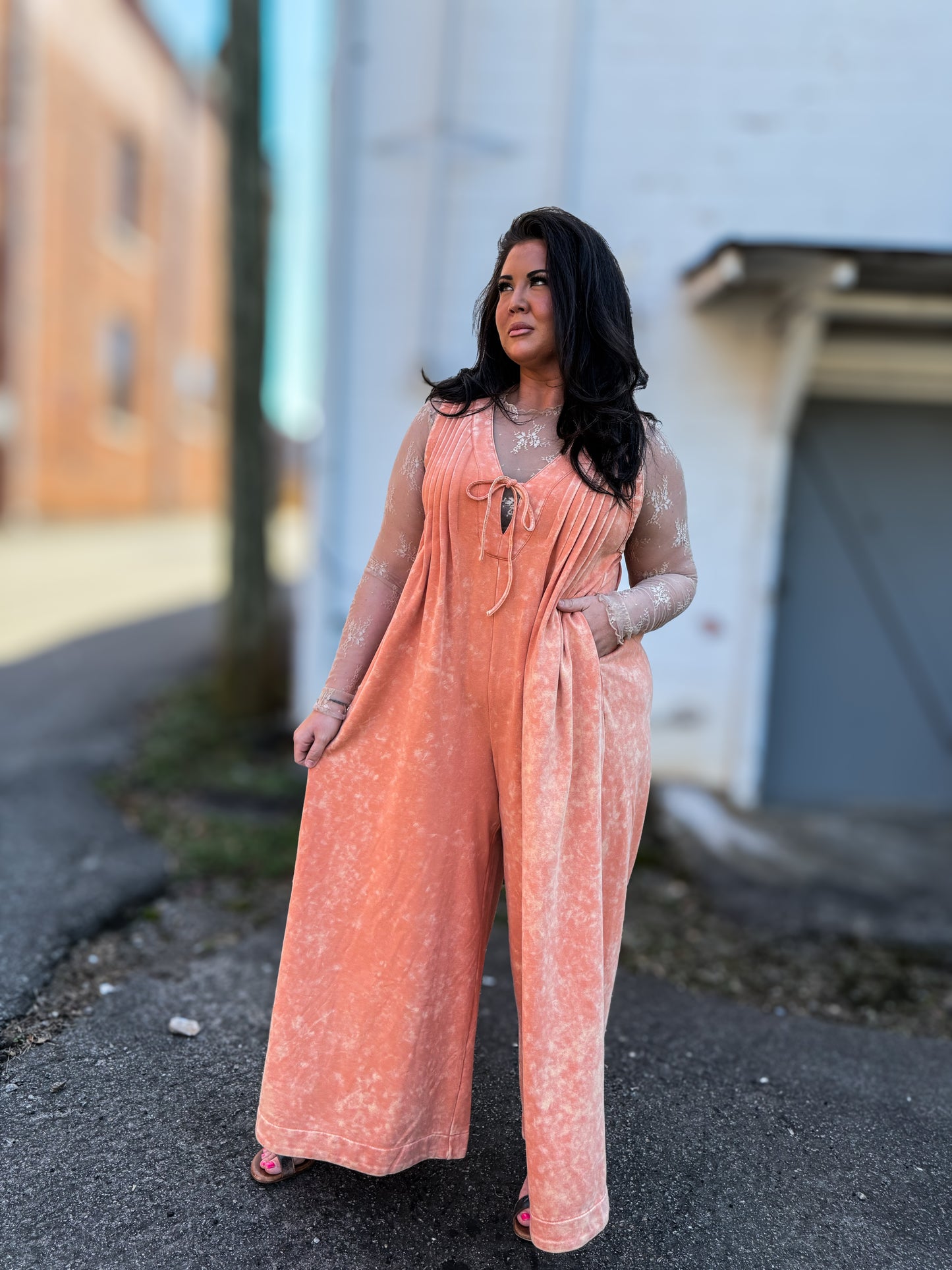 Coral Jumpsuit