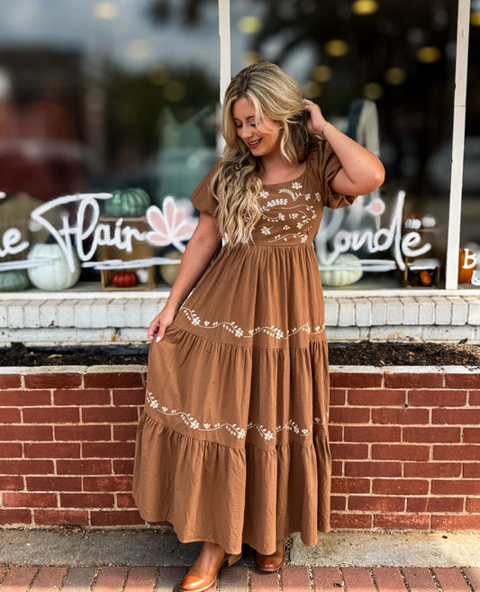 Sepia Maxi Dress
