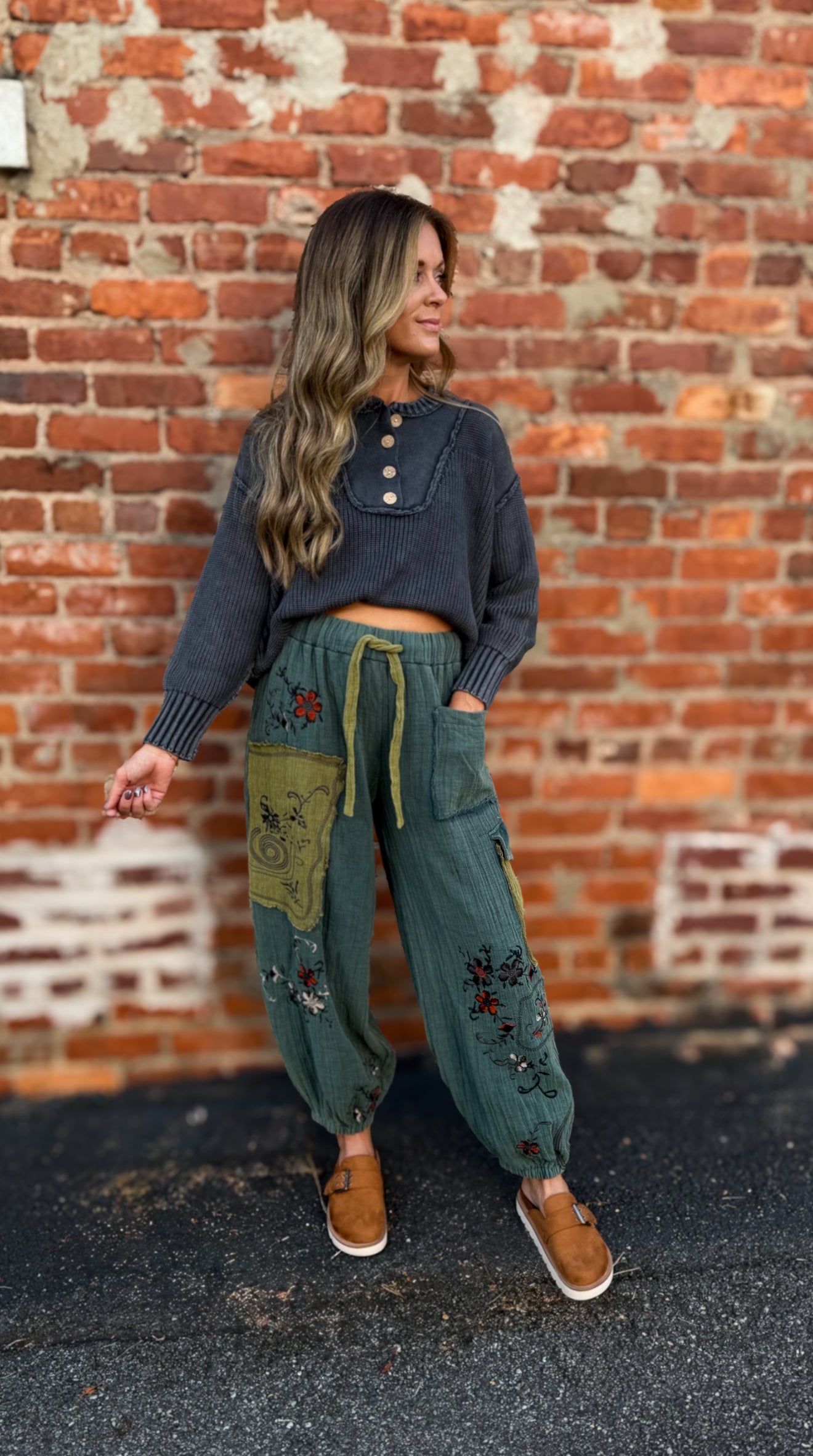Forest Teal Pants