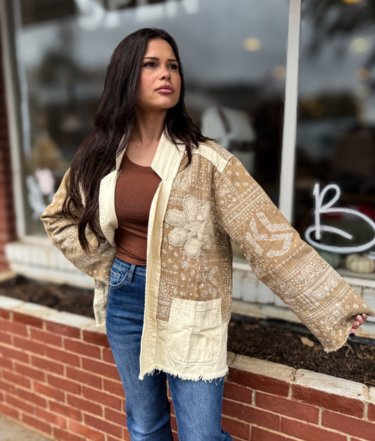 Natural Paisley Jacket