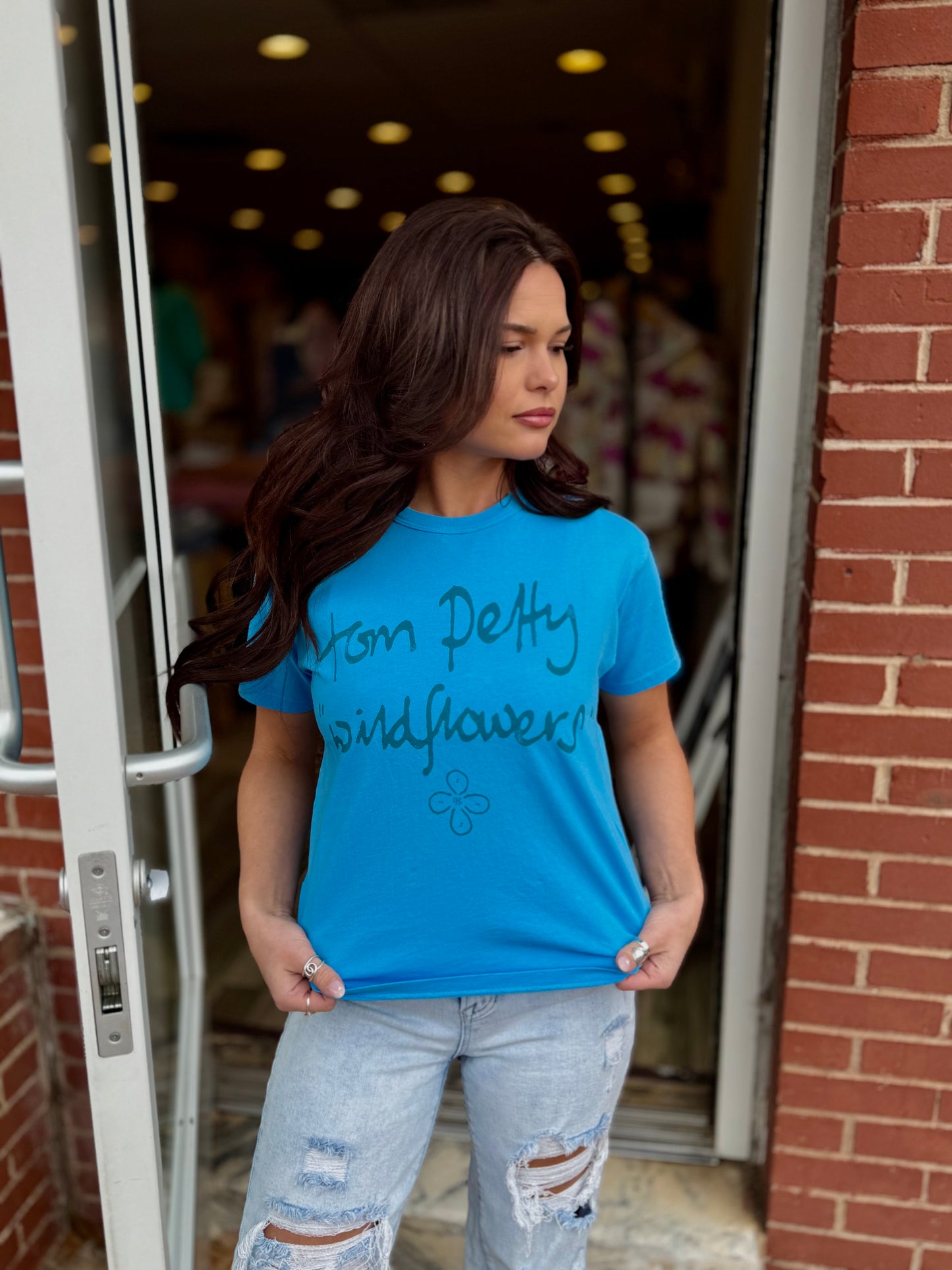 Blue Tom Petty Tee