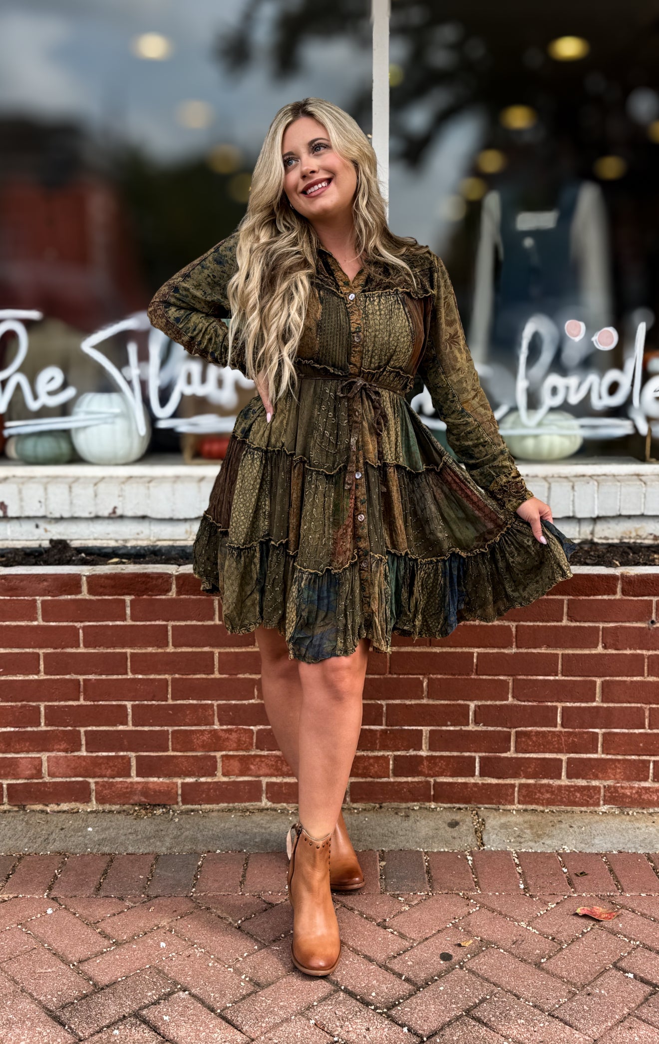 Amber L/S Dress