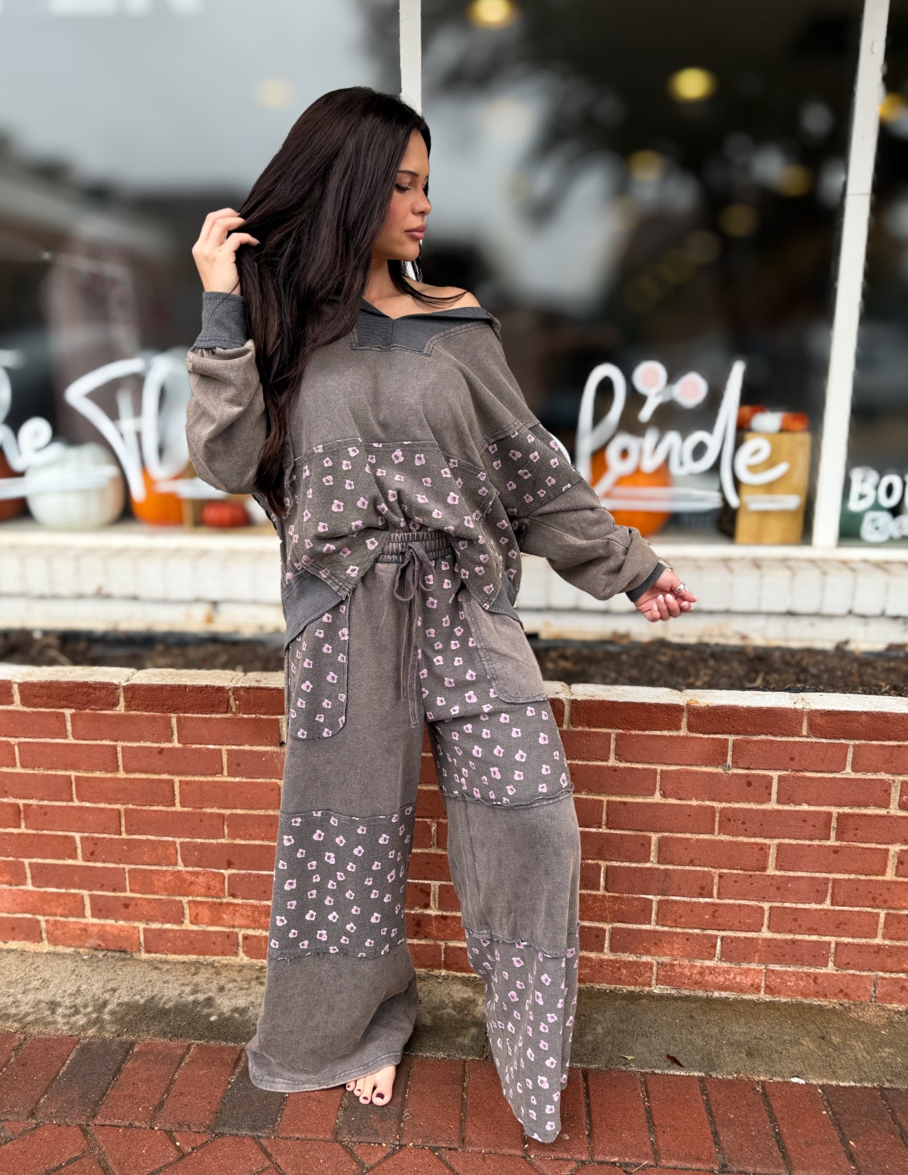 Ash Floral Pants