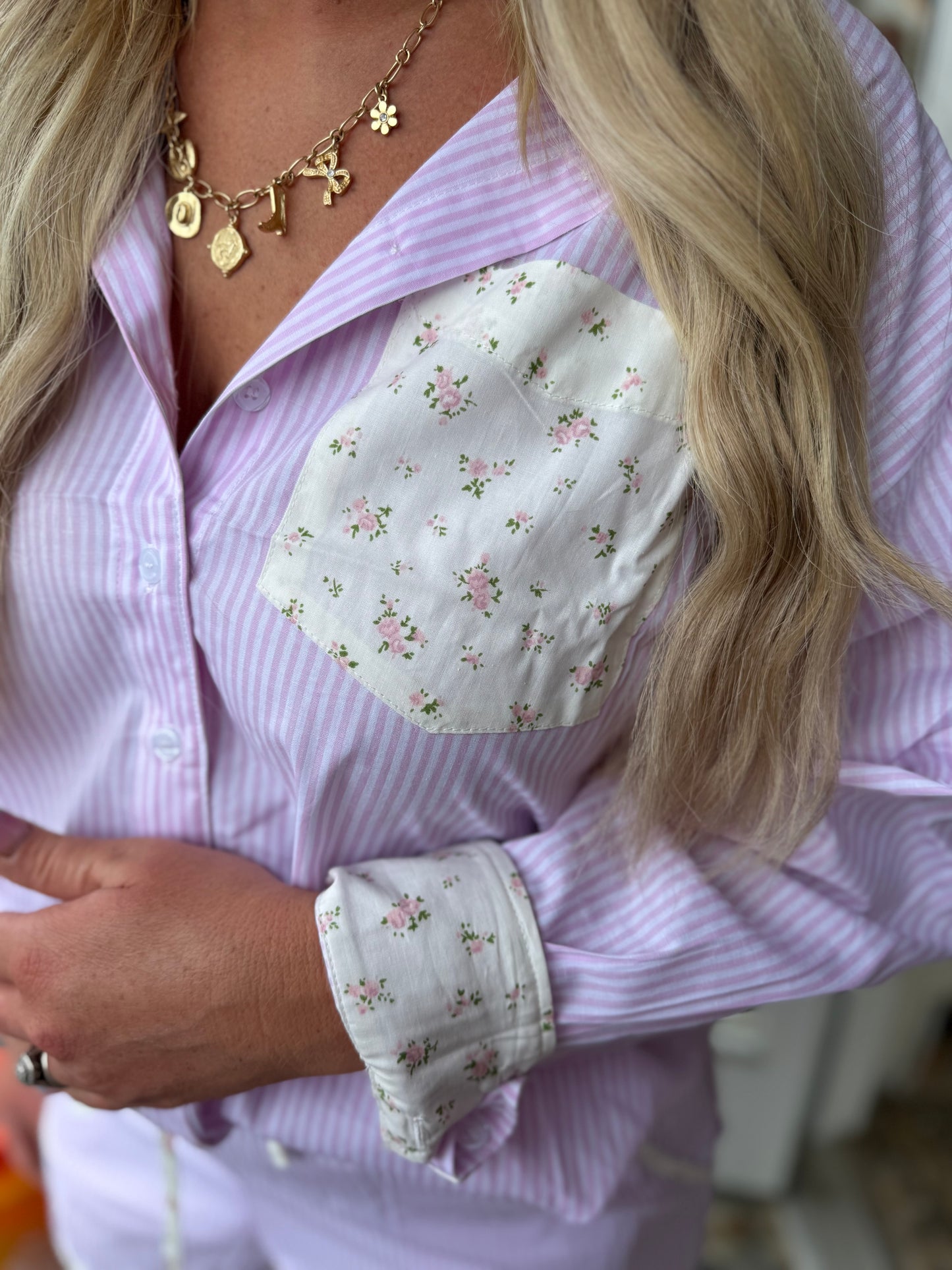 Pink Ditsy Set