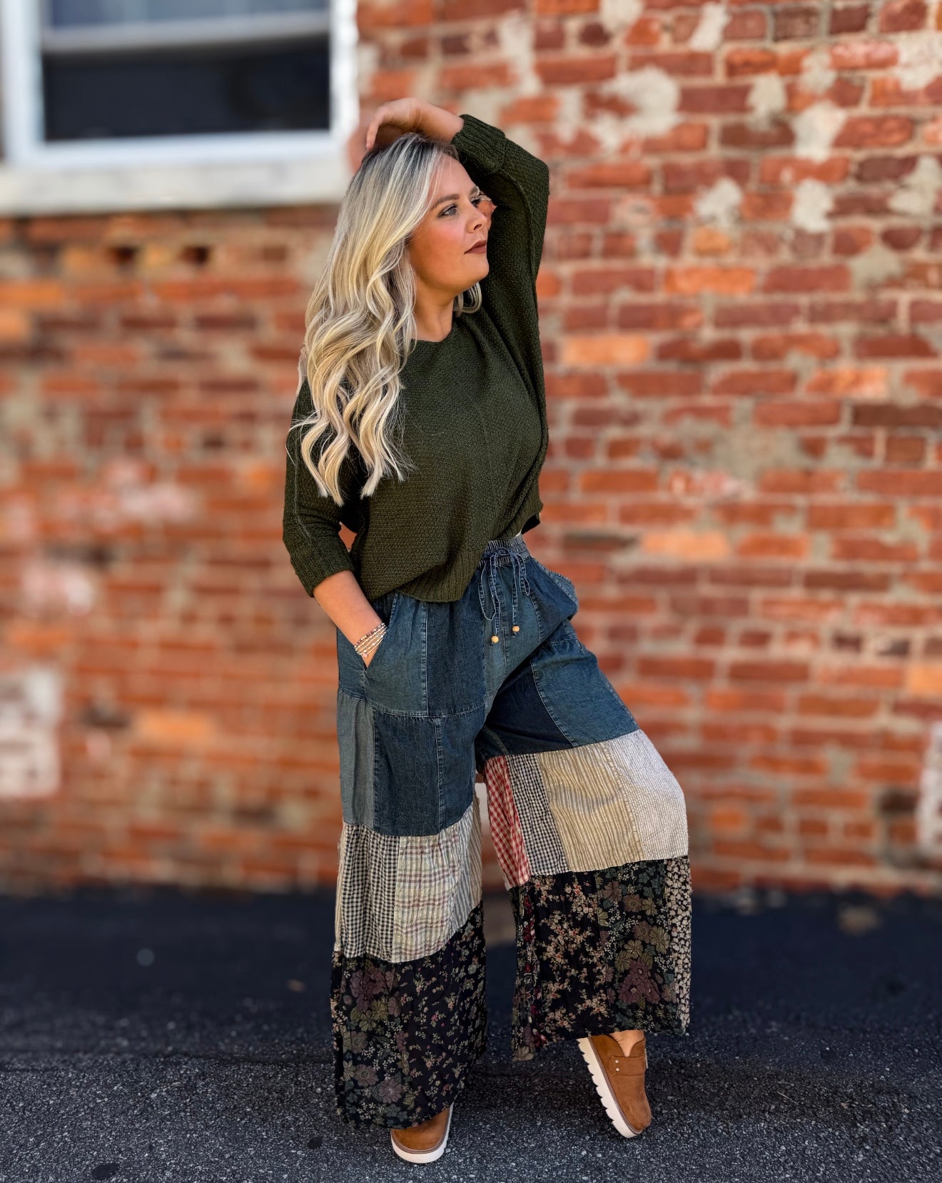 Olive Knit Sweater