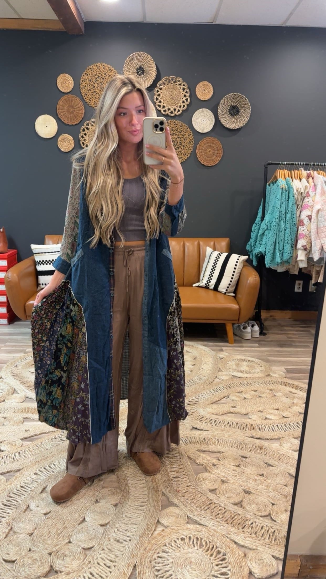 Ice Mocha Wide Leg Pants