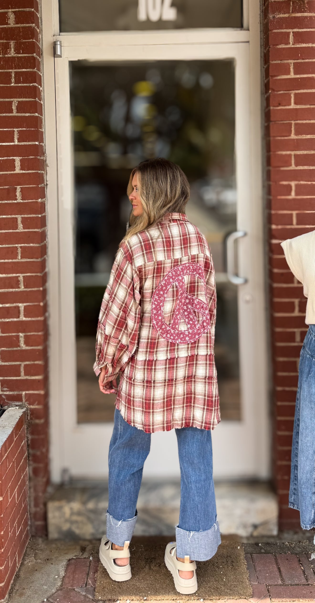 Crimson Peace Flannel