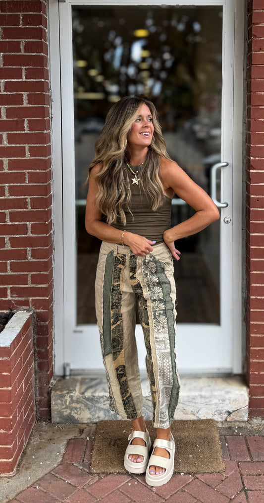 Tan Twill Pants