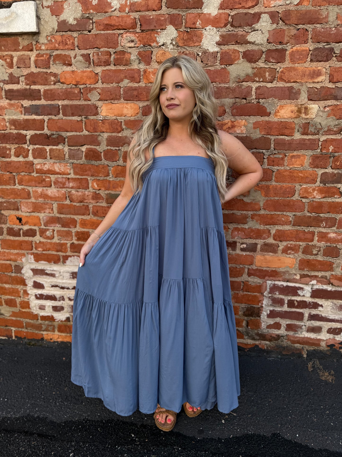 Midnight Blue Sun Dress