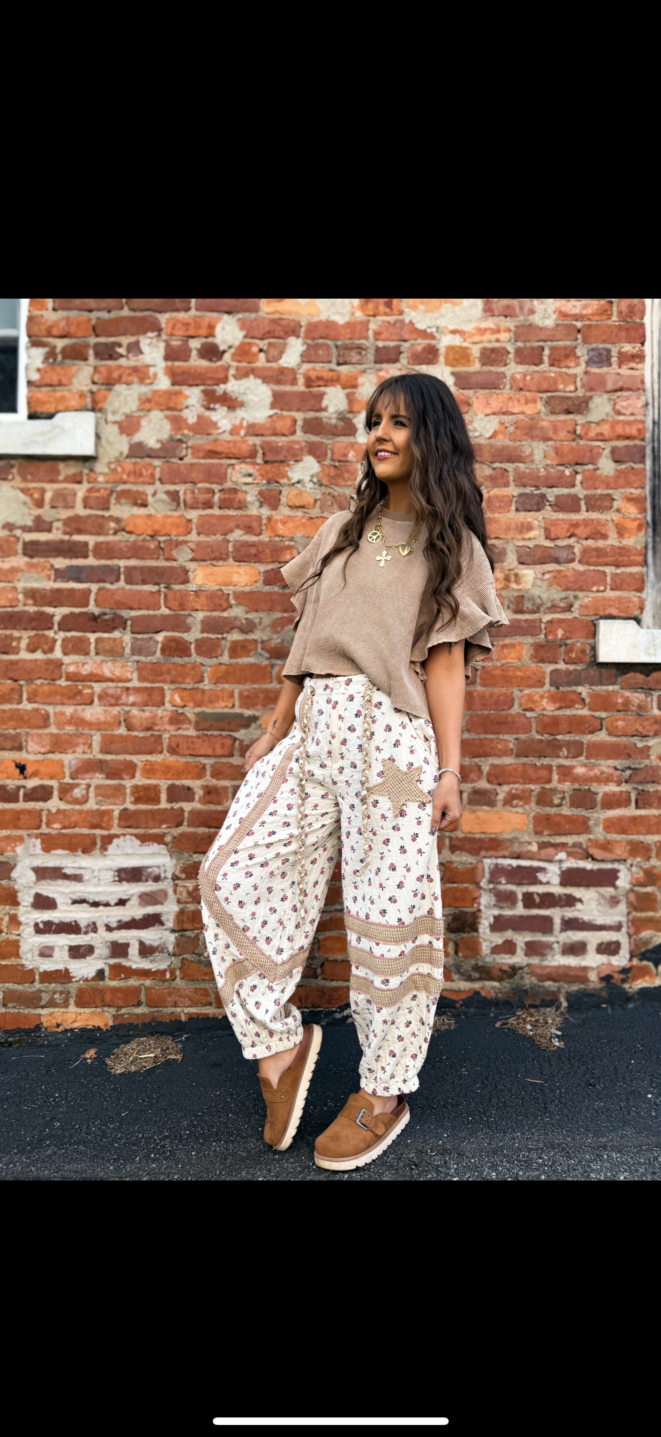 Natural/Mocha Pants