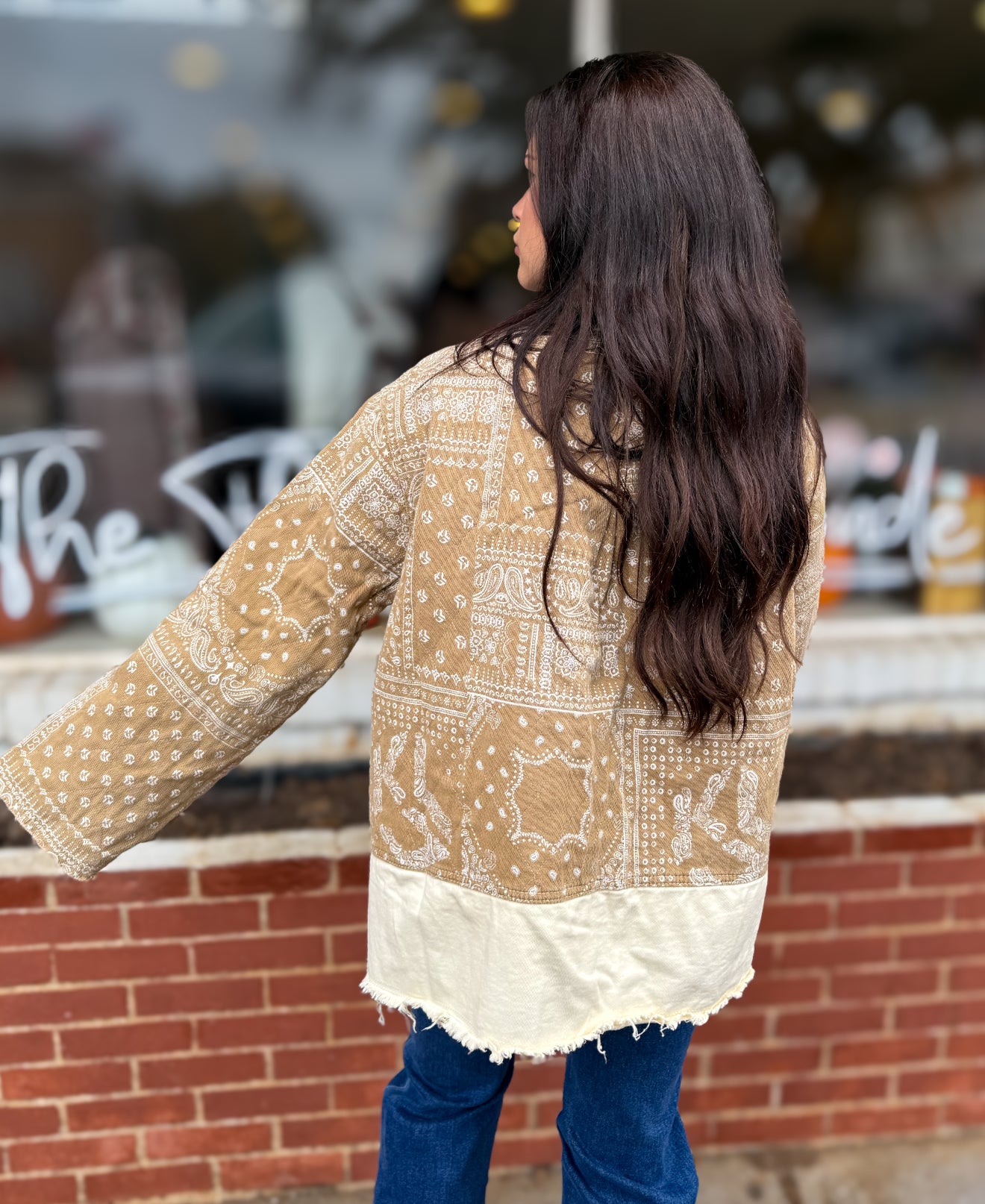 Natural Paisley Jacket