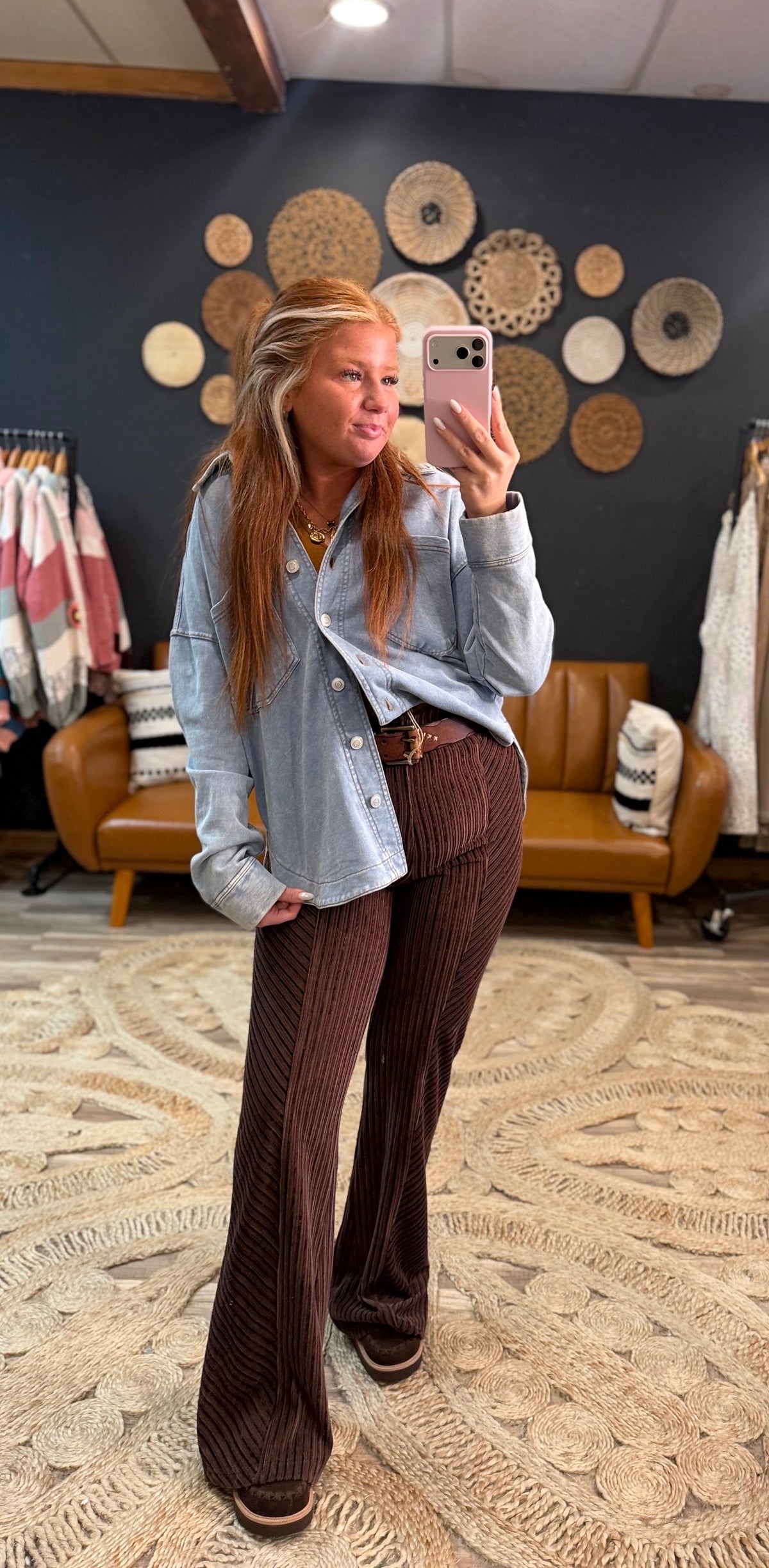 Denim Button Up Jacket