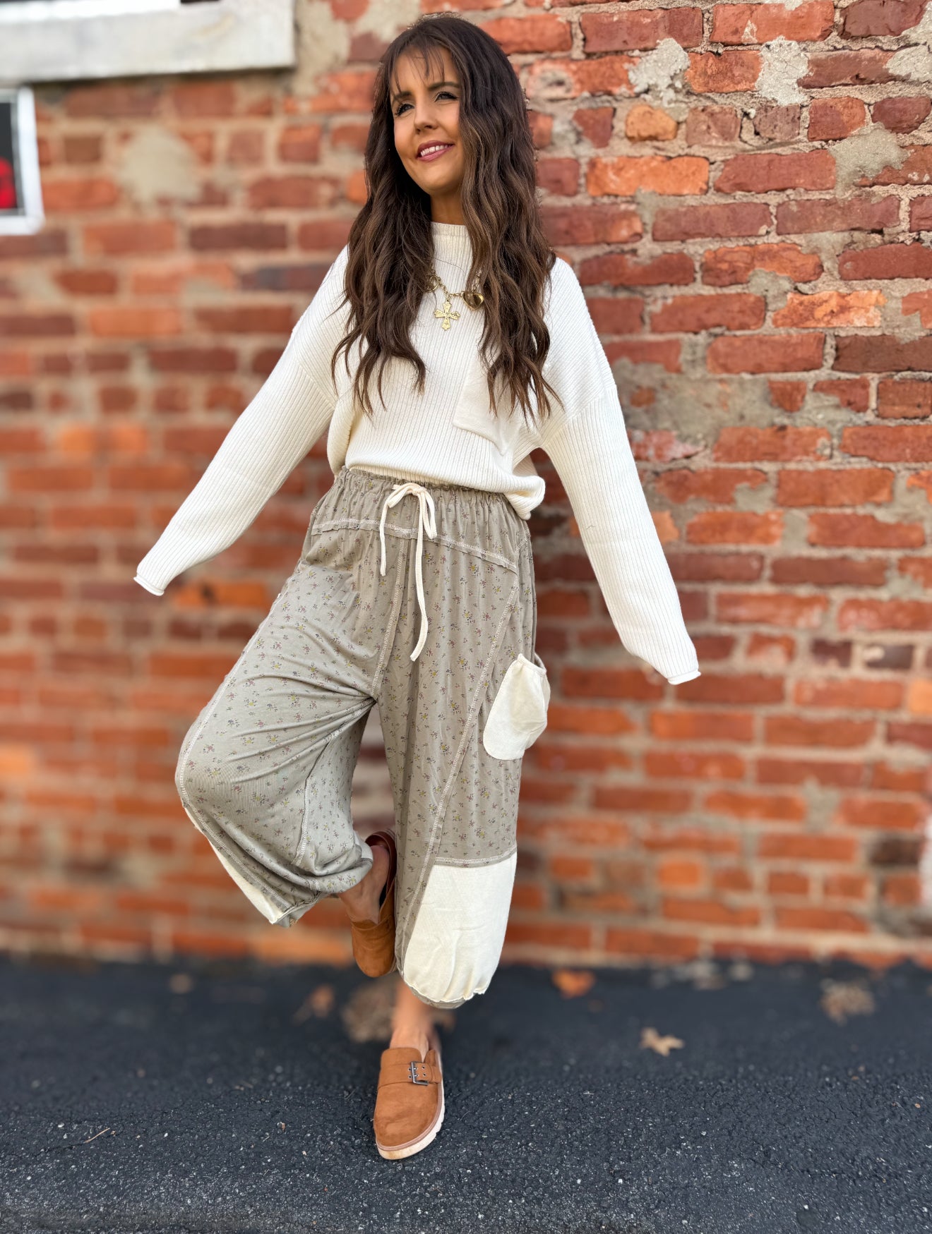 Sage Multi Knit Pants