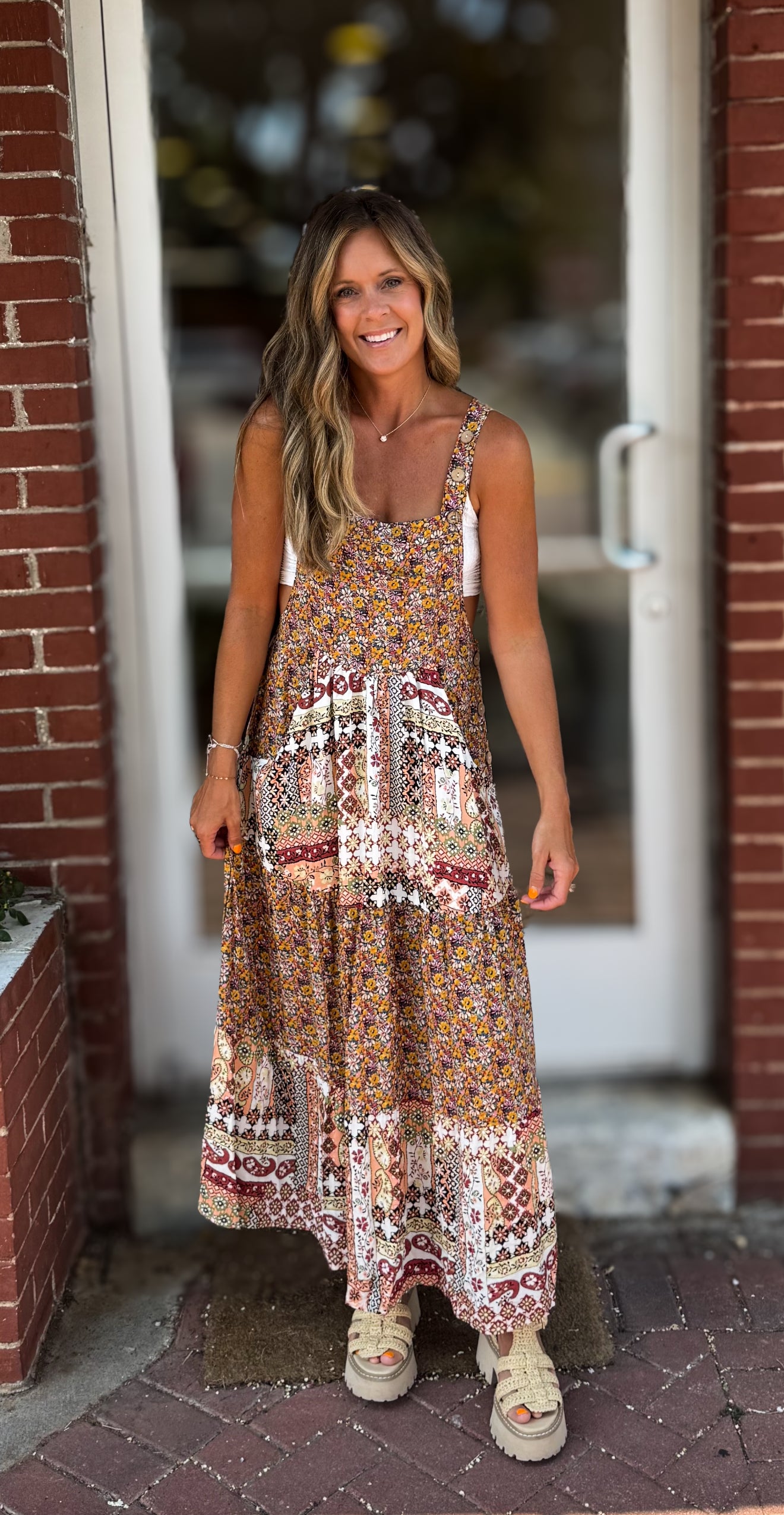 Rust Brown Jumper Dress