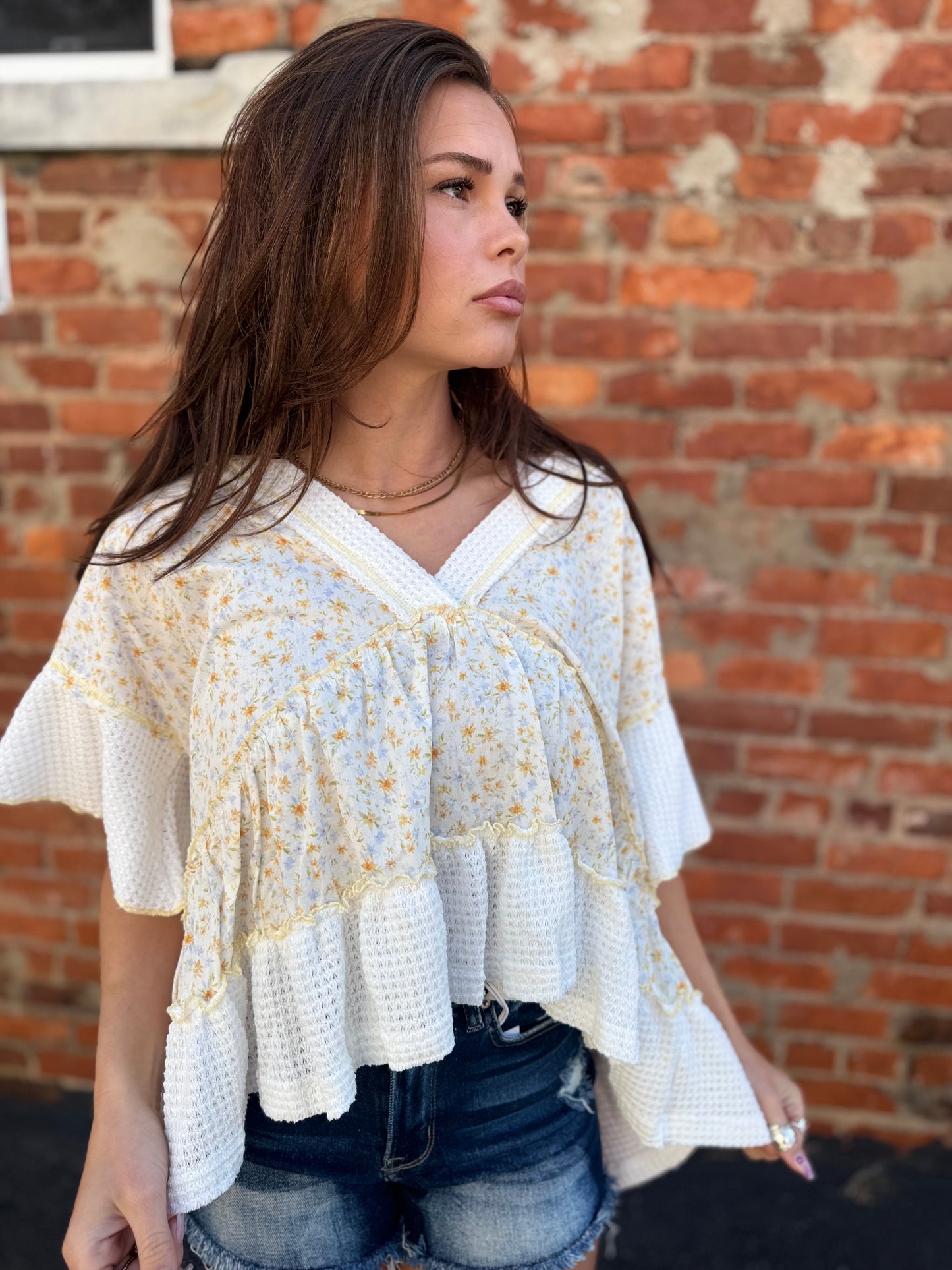 Ivory Flow Top