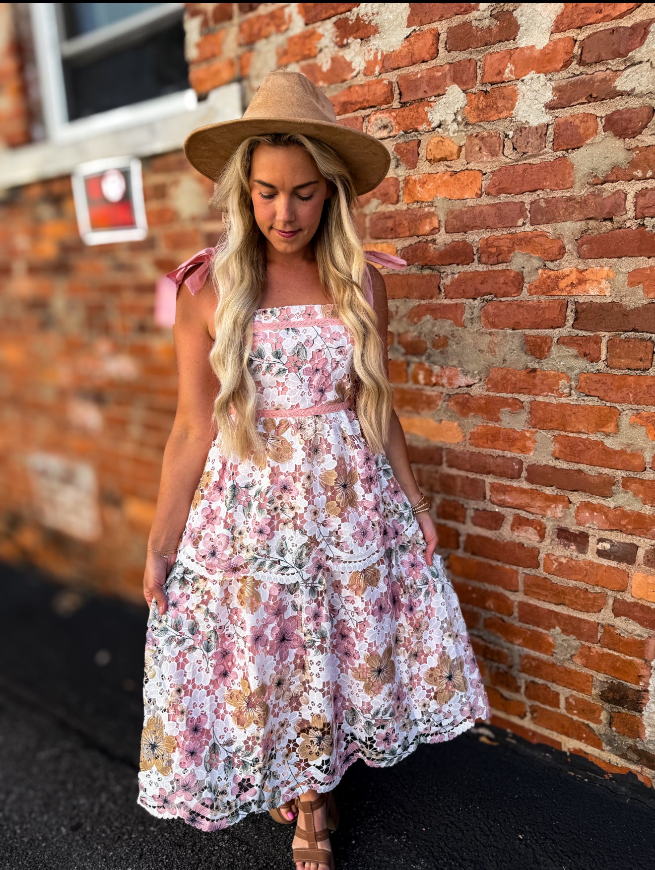 Lace Floral Dress