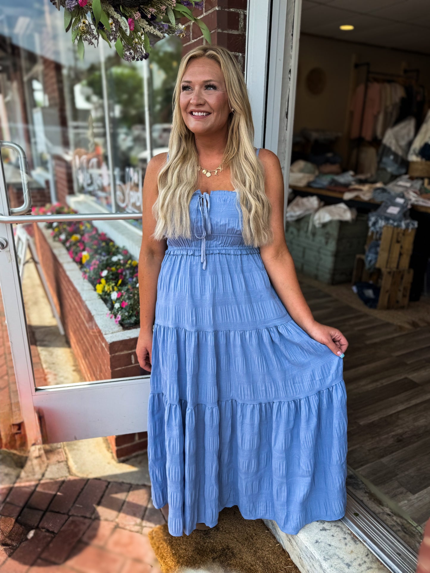 Denim Maxi Dress