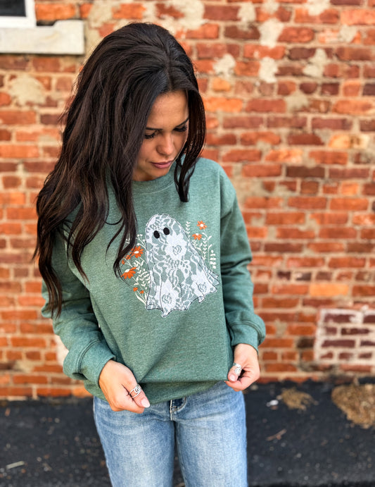 Green Ghost Sweater