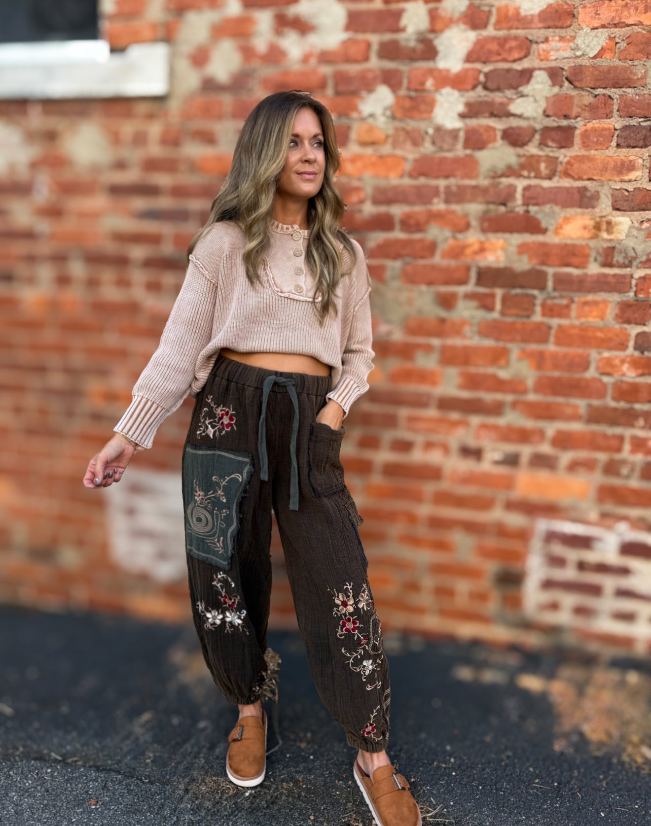 Washed Walnut Sweater