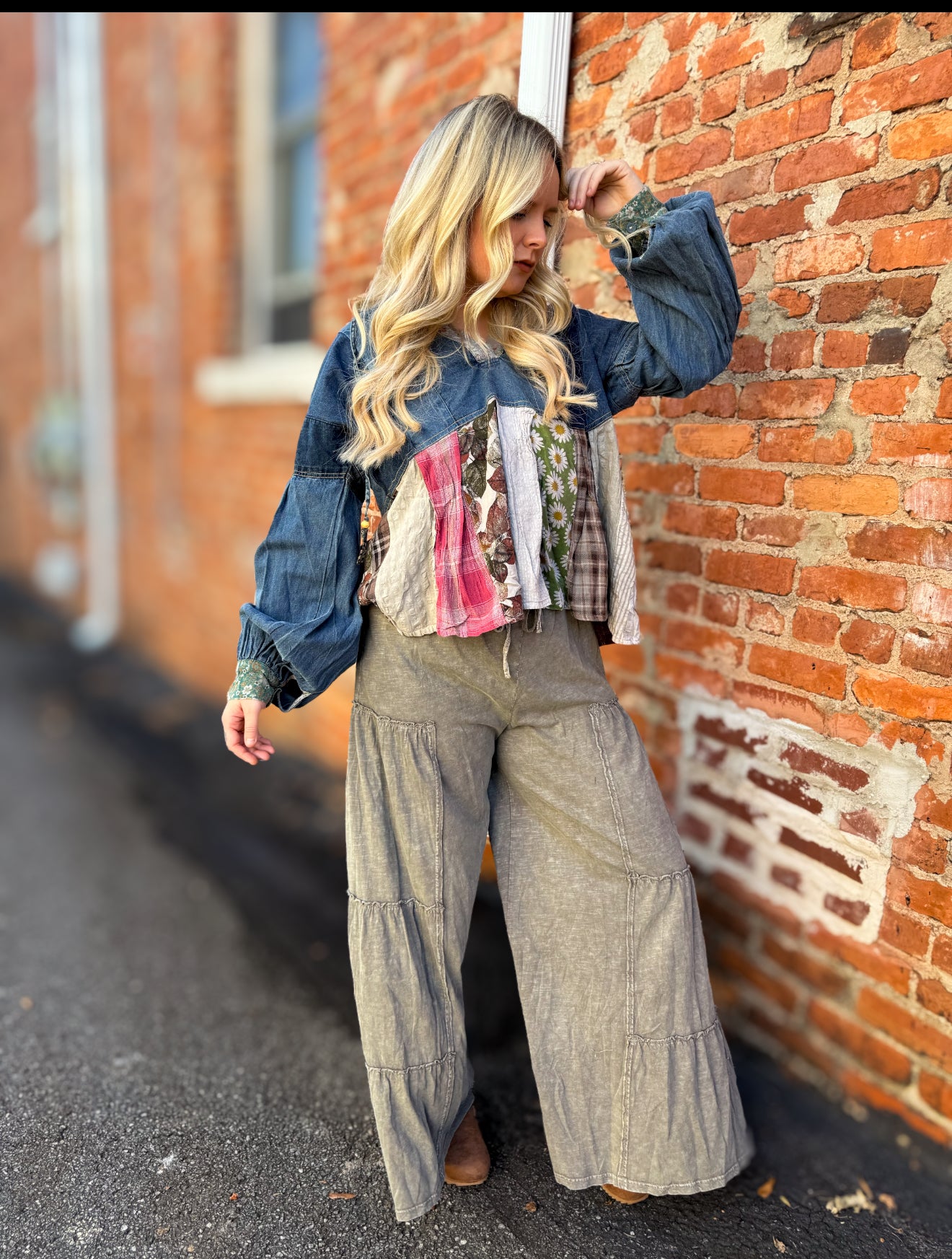 Vintage Plaid Hoodie