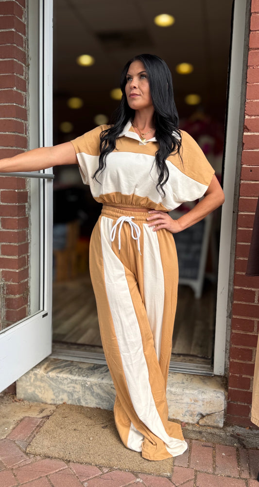 Camel/Cream Set