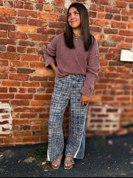 Terracotta Washed Sweater