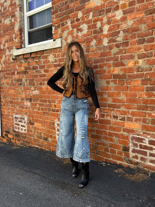 Mocha Suede Vest