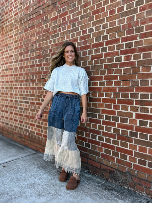 Latte Tiered Pants