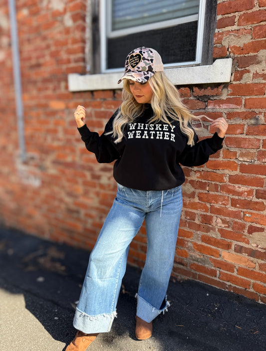 HR Wide Cuffed Hem Jeans