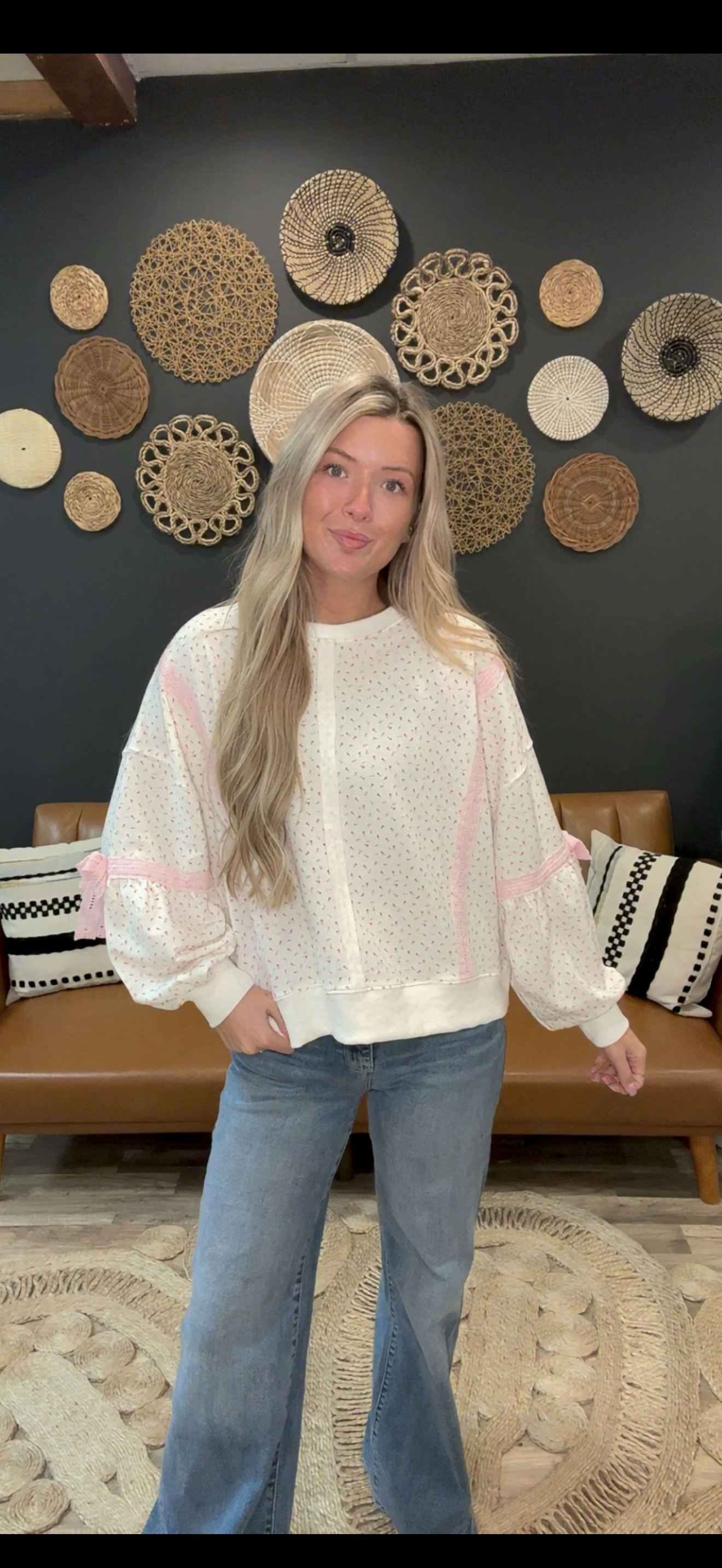 Light Pink Floral Top