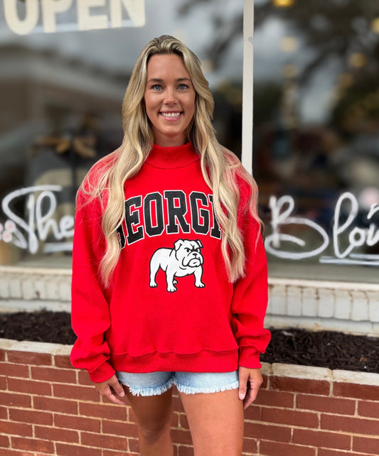 Red Georgia Sweatshirt