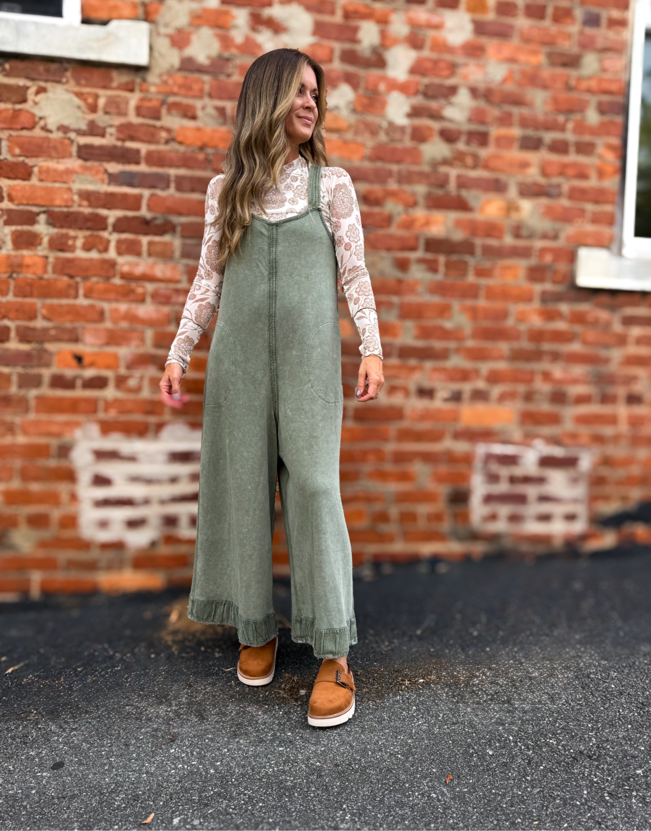 Light Moss Jumpsuit
