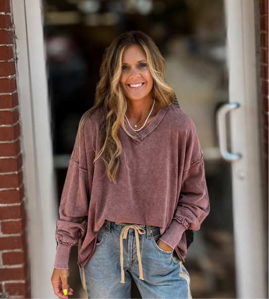 Red Bean L/S Top