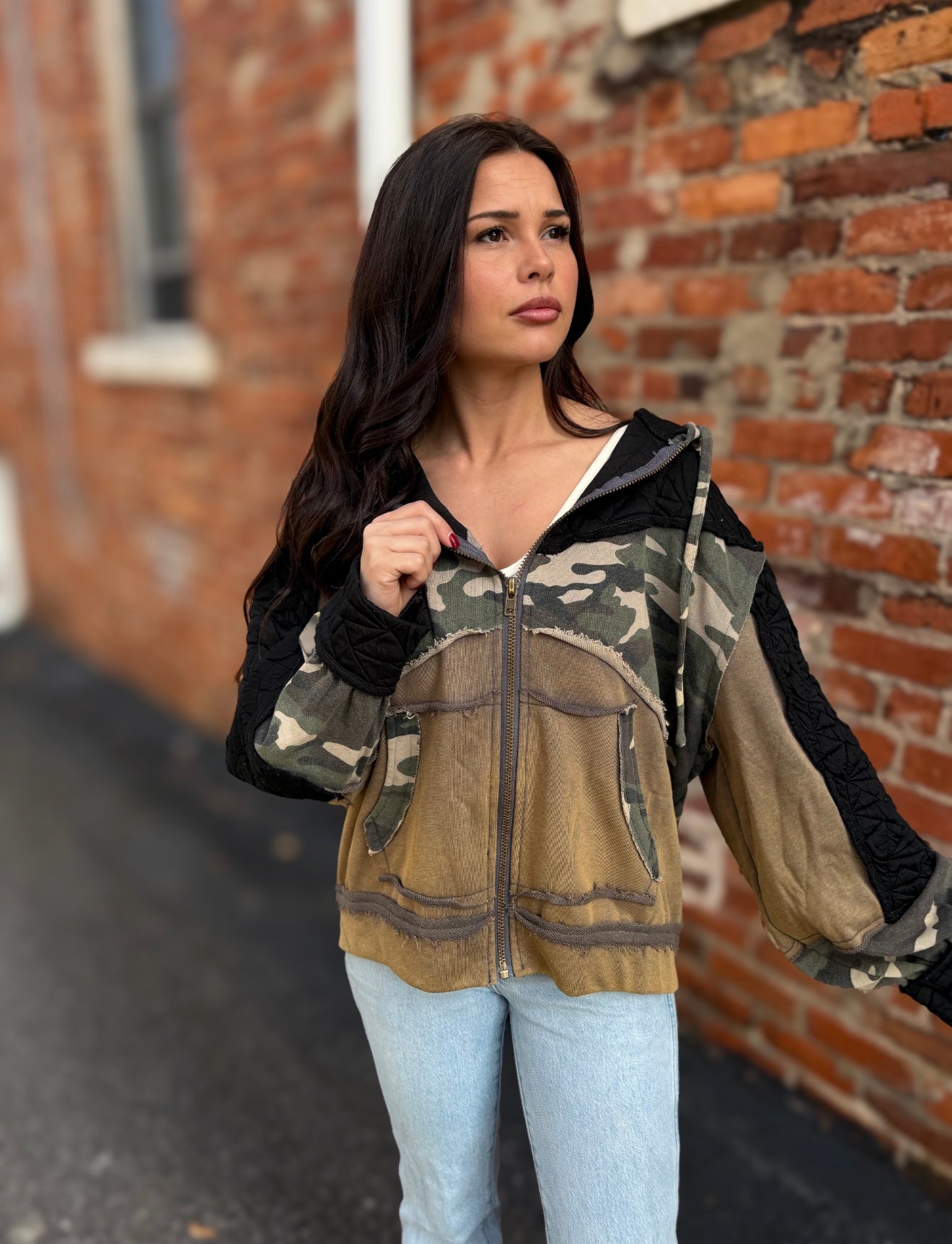 Rust Charcoal Camo Jacket