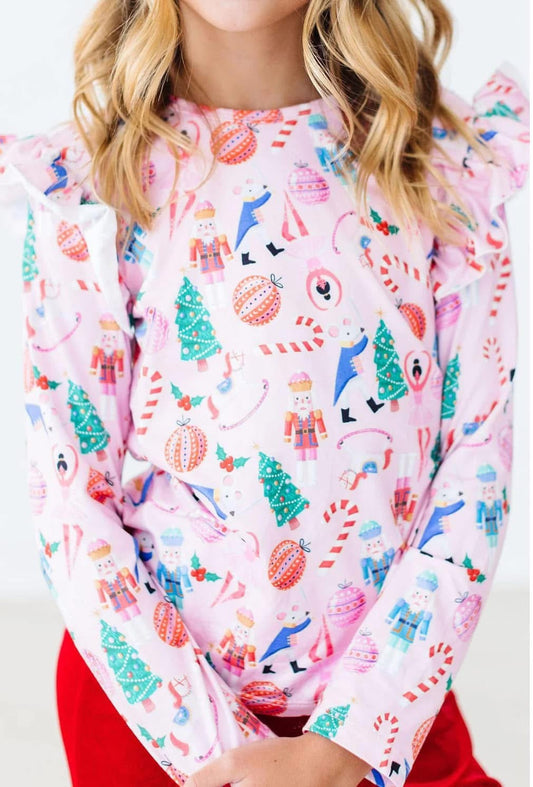 Kids Pink Nutcracker Shirt