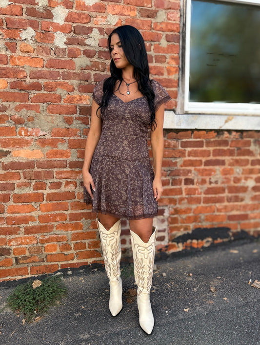 Mauve Mini Dress