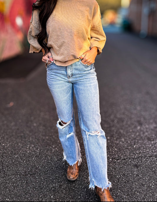 Vervet Redeem Flare Jeans