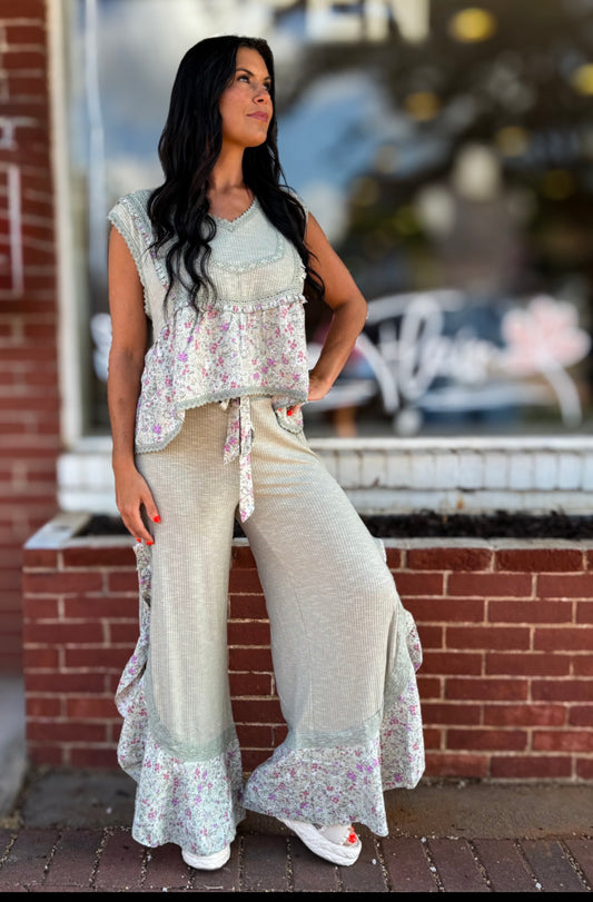 Powder Sage Pants