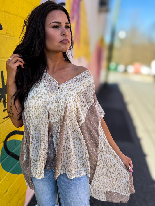 Cream Mocha Top