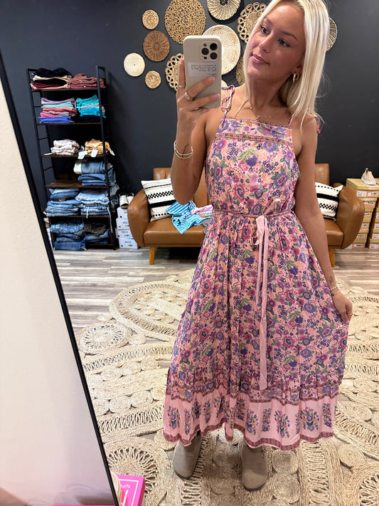 Boarder Print Maxi