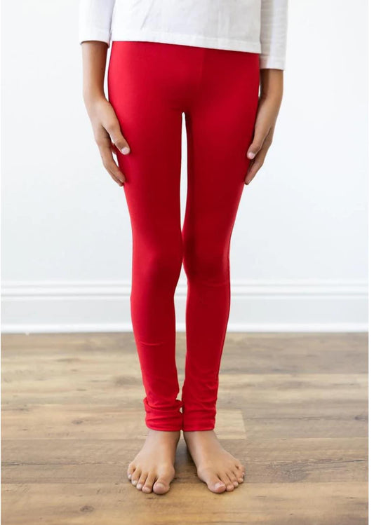 Kids Red Leggings