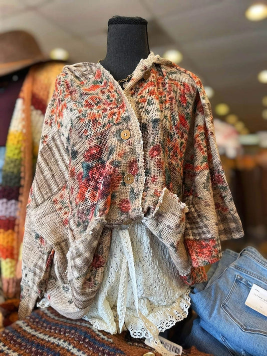 Mocha Multi Button Top